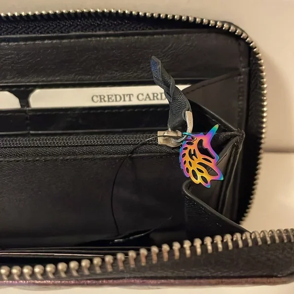 Iridescent Purple Wallet - Picture 6 of 7